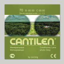 Линза очковая CANTILEN® ClearVision PH 1,53 (минеральная, фотохромная, серая)
